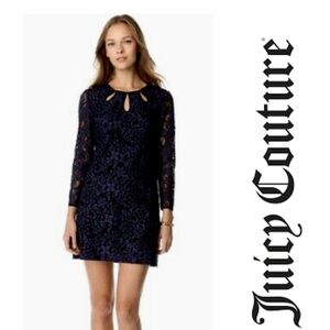 Juicy Couture Black Lace Cocktail Dress 10